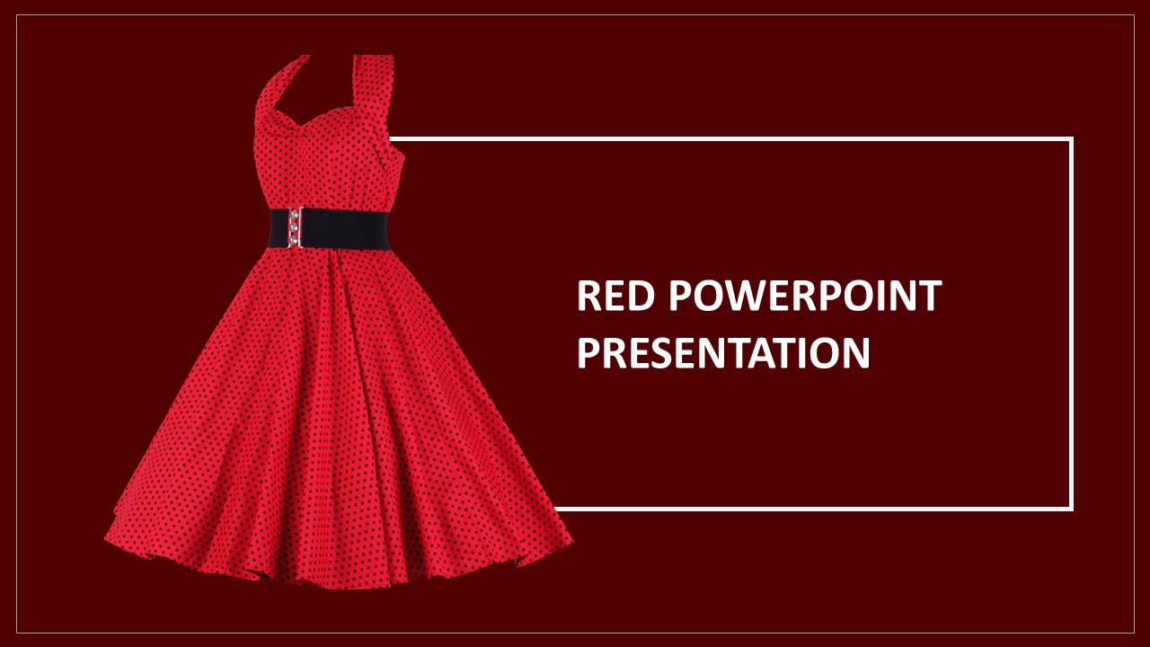 red powerpoint presentation